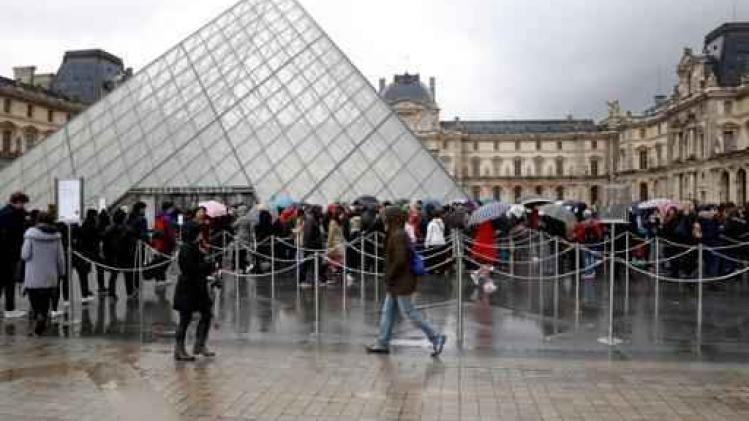Deel van het Louvre ontruimd wegens brand