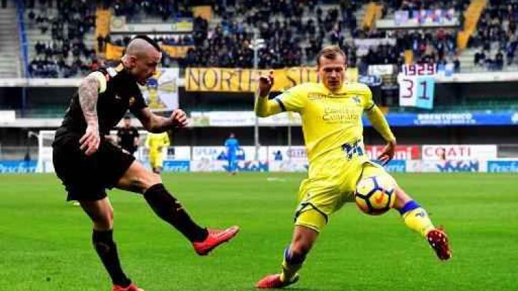 Belgen in het buitenland - Nainggolan en Roma komen niet verder dan doelpuntenloos gelijkspel bij Chievo