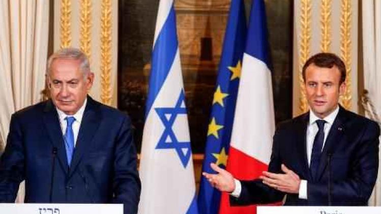 Statuut Jeruzalem - Macron roept Netanyahu op tot "moedig gebaar" naar Palestijnen