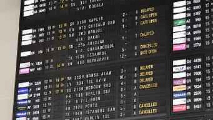 Ongeveer 200 vluchten op Brussels Airport hebben vertraging