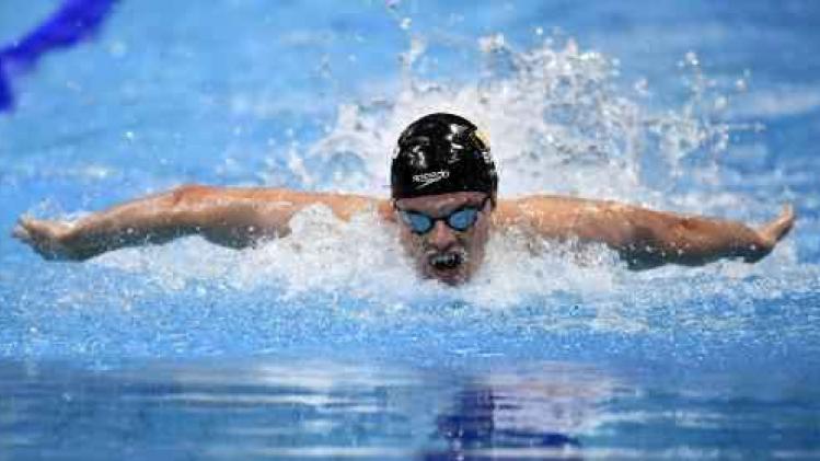 EK zwemmen kortebaan - Louis Croenen grijpt naast finaleplaats op 200 meter vlinderslag