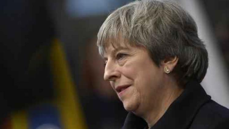 Premier May over brexit: "Niets kan de regering doen ontsporen"