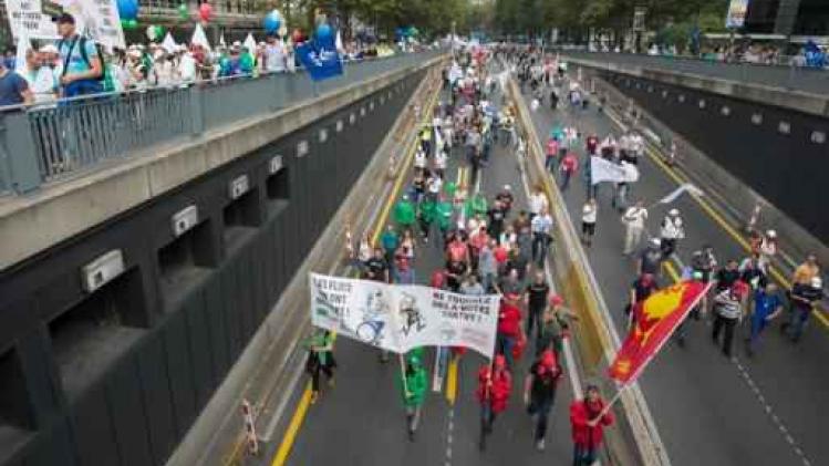 Nationale betoging - Duizenden vakbondsmilitanten verwacht voor pensioenbetoging