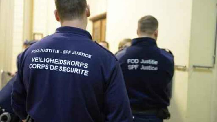 Actie van zestigtal leden Veiligheidskorps in Brussel