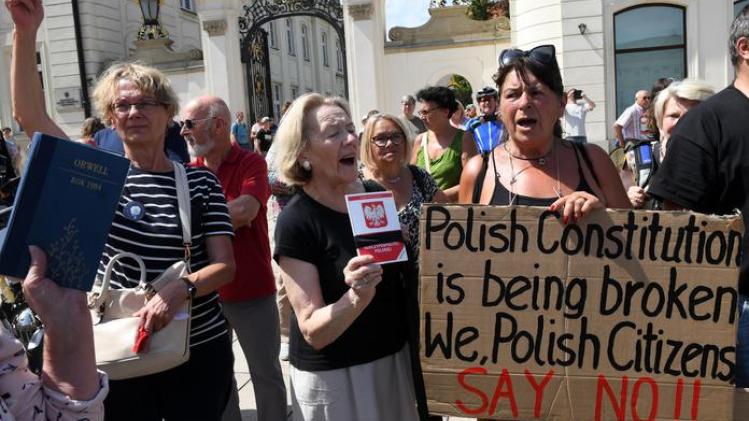 Betogers in Polen