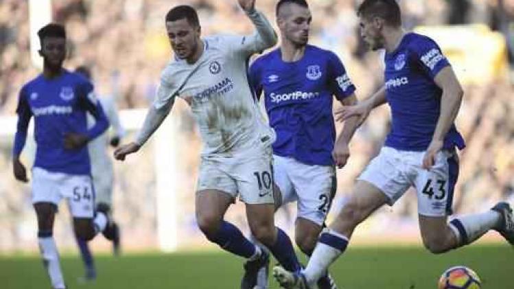 Belgen in het buitenland - Chelsea laat dure punten liggen tegen Everton
