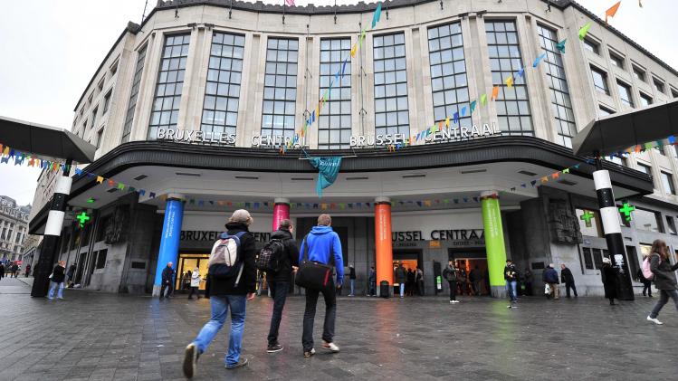 BELGIUM BRUSSELS CENTRAL STATION STRIKE
