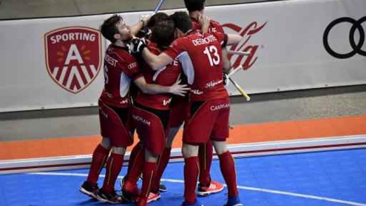 Euro hockey indoor (m) - België plaatst zich fluitend voor finale