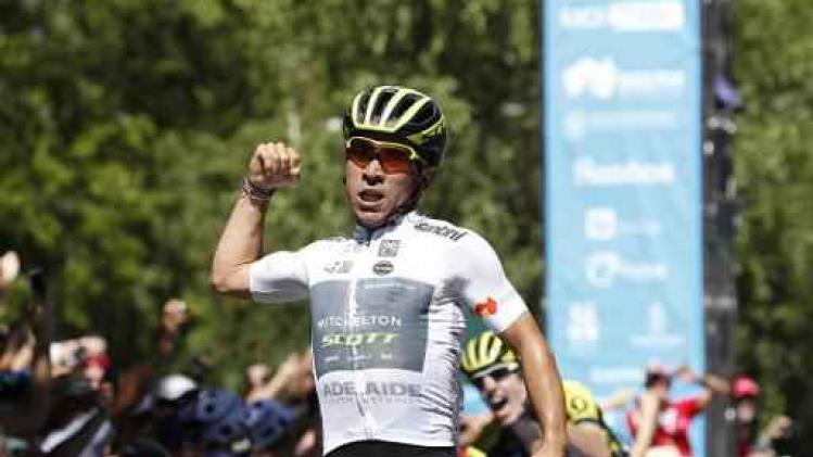 Derde etappe Tour Down Under wordt ingekort door de hitte