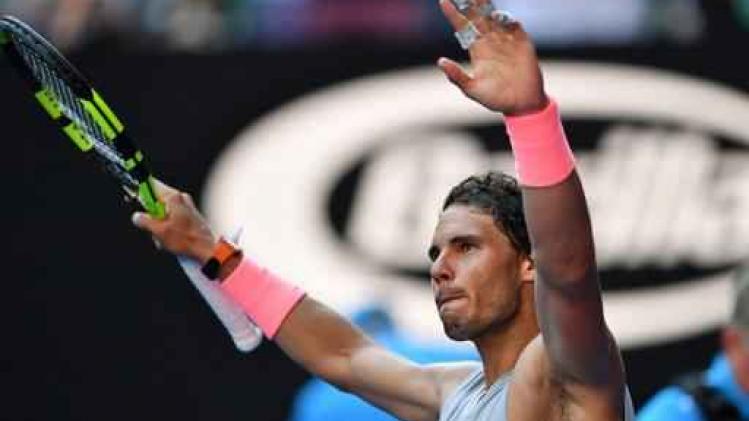 Rafael Nadal gaat zonder setverlies in Australian Open verder