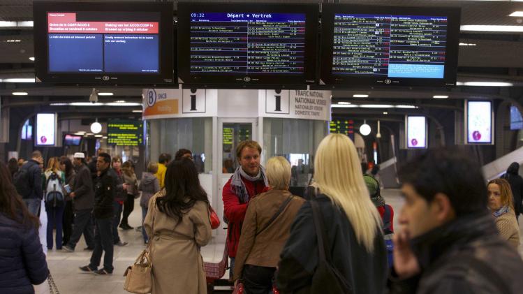 BELGIUM BRUSSELS RAILWAY STRIKE