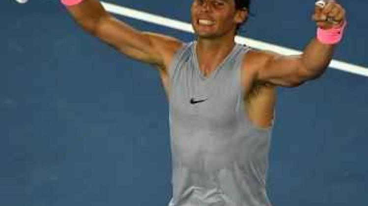 Rafael Nadal zonder setverlies naar achtste finales op Australian Open