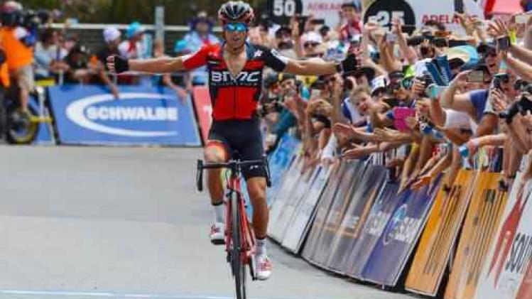 Tour Down Under - Richie Porte (BMC) opnieuw de beste op Willunga Hill