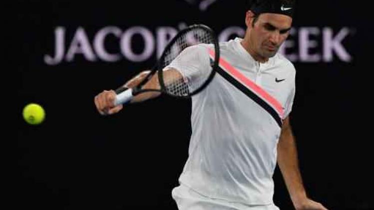 Federer blijft zonder setverlies op Australian Open na zege tegen Gasquet