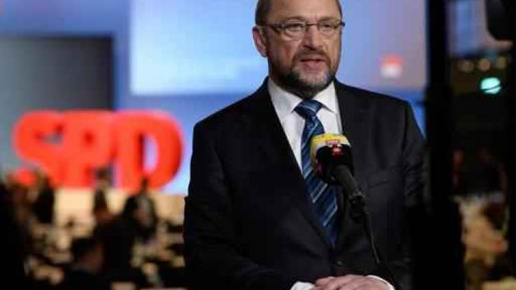 SPD-leider Schulz kondigt "harde" coalitiegesprekken aan