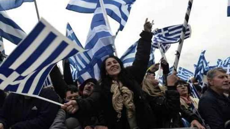 Meer dan 90.000 Grieken protesteren tegen compromis over gebruik van naam Macedonië