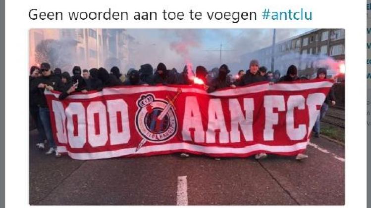 Club Brugge-Antwerp verloopt op spandoek na incidentloos