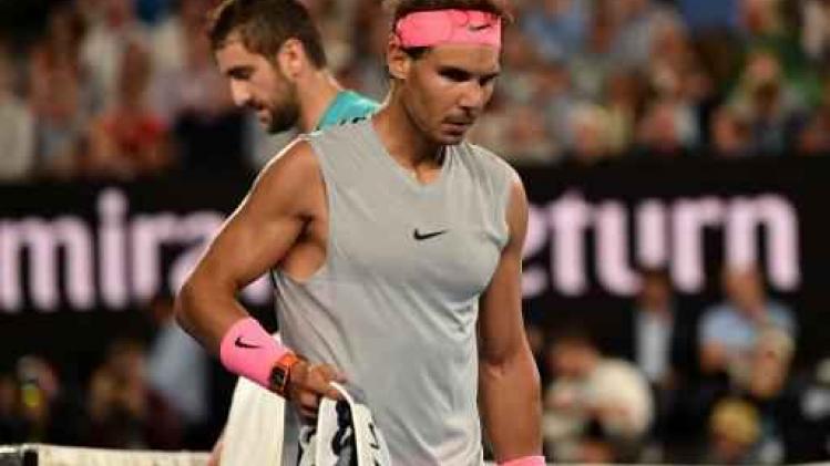 Cilic stoot door na opgave Rafael Nadal