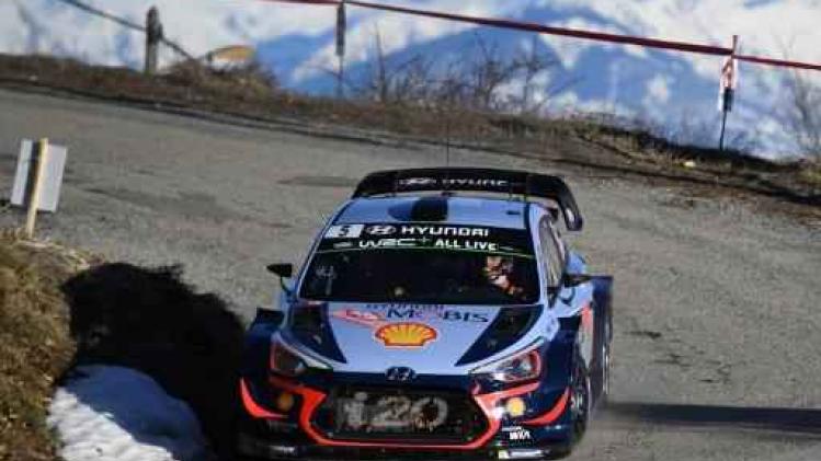 Rally Monte-Carlo - Thierry Neuville verliest kansen op eindzege na slipper in openingsproef