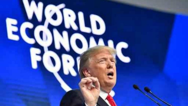 Davos - Trump: "Nooit beter moment om in VS te investeren"