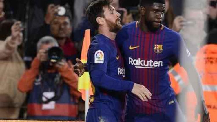 Primera Division - Suárez en Messi redden Barcelona tegen Alavés