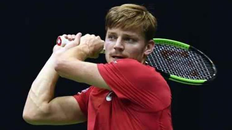 David Goffin stelt plaats in kwartfinales Davis Cup veilig voor België