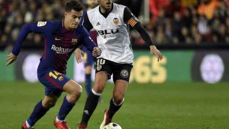 Copa del Rey - Coutinho schiet Barcelona met eerste treffer naar bekerfinale