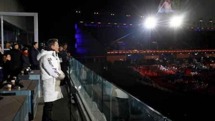 OS 2018 - Staande ovatie voor Koreaanse sporters
