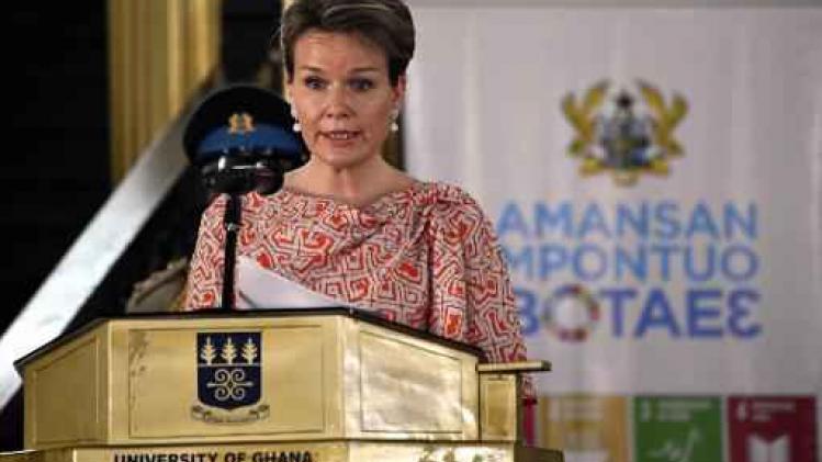 Koningin Mathilde kijkt met gevoel van nederigheid en hoop terug naar bezoek aan Ghana