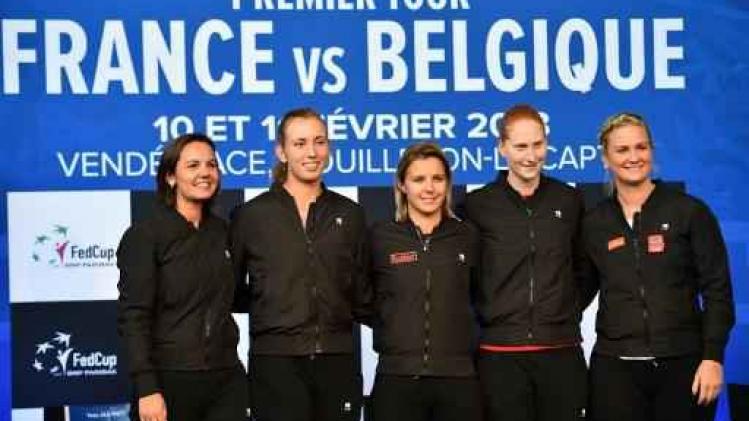 Fed Cup - Belgisch Fed Cup-team neemt het in Wereldgroep op tegen Frankrijk