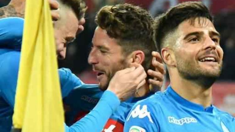 Belgen in het buitenland - Scorende Mertens zegeviert tegen Lazio Roma