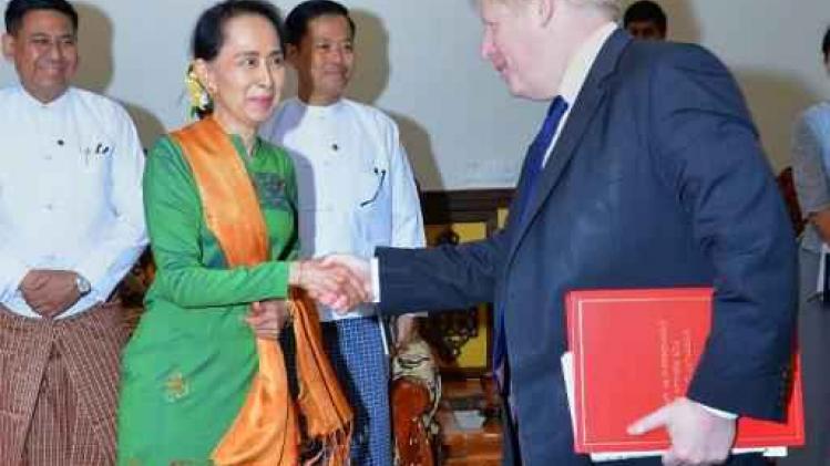 Geweld tegen Rohingya - Boris Johnson bepleit in Myanmar "onafhankelijk onderzoek" naar geweld