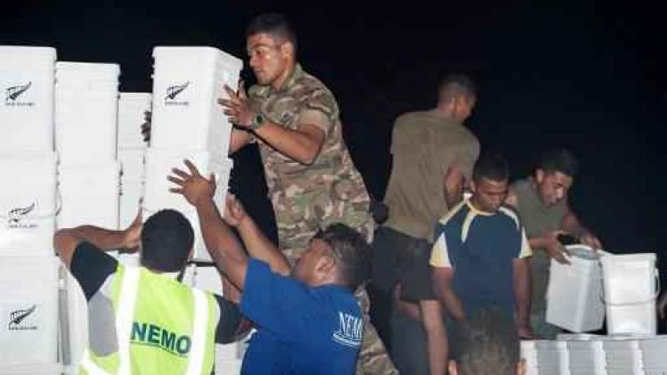 Eerste internationale hulp arriveert in Tonga