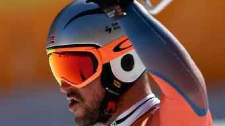 OS 2018 - Aksel Lund Svindal skiet naar goud in afdaling