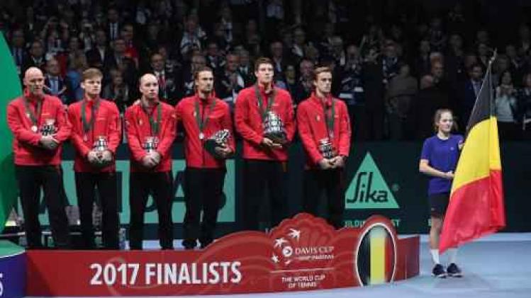 Kwartfinalewedstrijd van Davis Cup tussen België en VS wordt in Nashville gespeeld