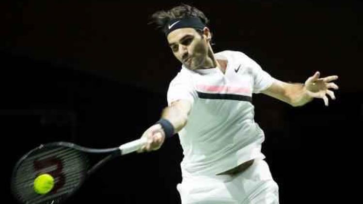 ATP Rotterdam - Federer op één overwinning van nummer een