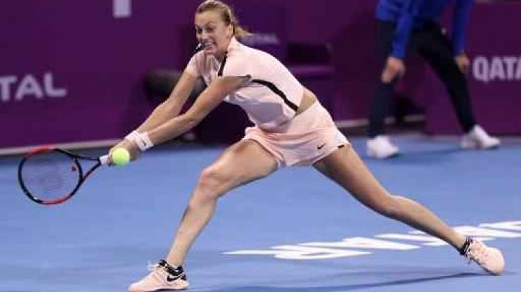 WTA Doha - Kvitova pakt de zege in Qatar