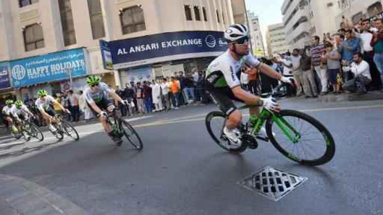 Ronde van Abu Dhabi - Cavendish uit koers na val in Abu Dhabi