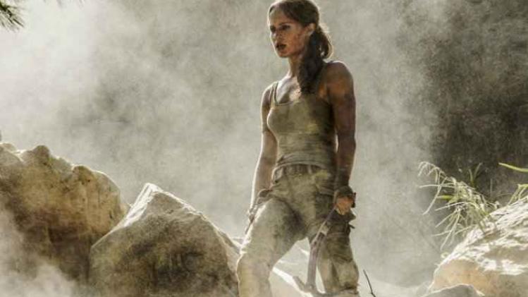 Actrice Alicia Vikander als de nieuwe Lara Croft