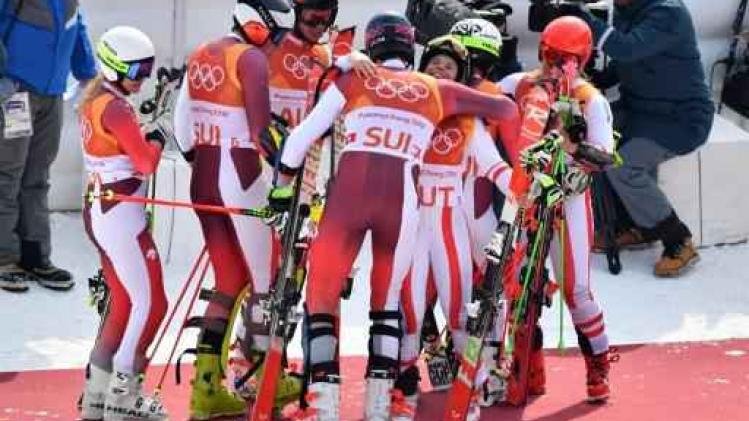 OS 2018 - Zwitserland pakt eerste olympische goud in teamcompetitie alpineskiën
