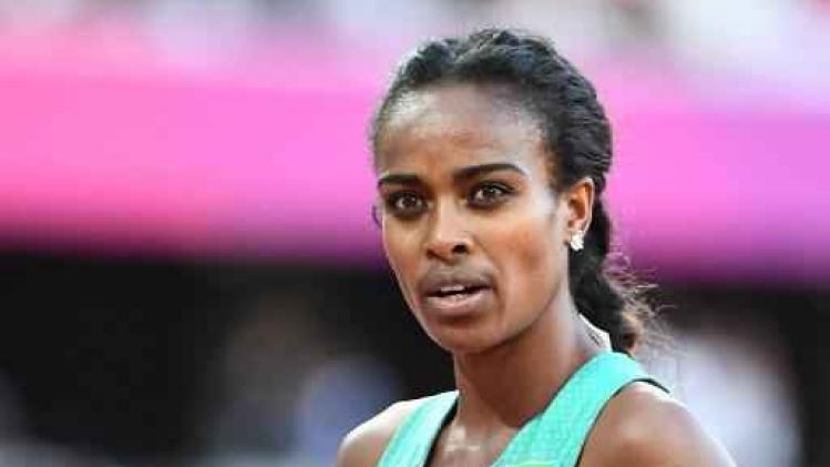 WK indooratletiek - Ethiopische Genzebe Dibaba pakt het goud op de 3.000 meter