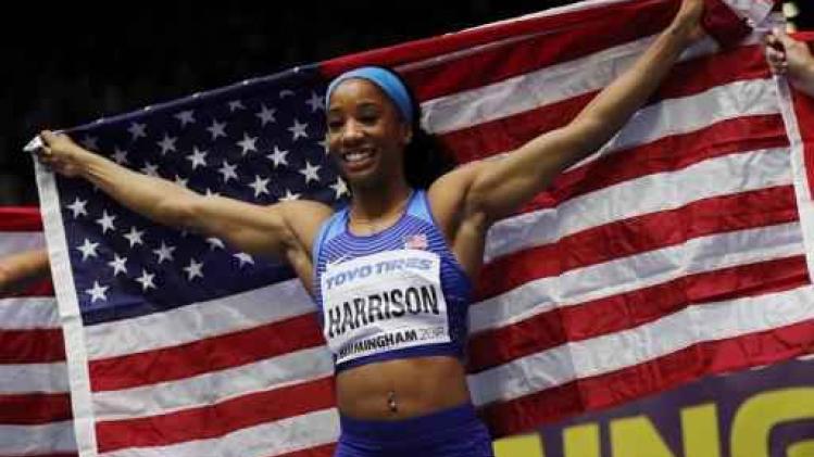 WK indooratletiek - Amerikaanse Kendra Harrison pakt het goud op de 60 meter horden