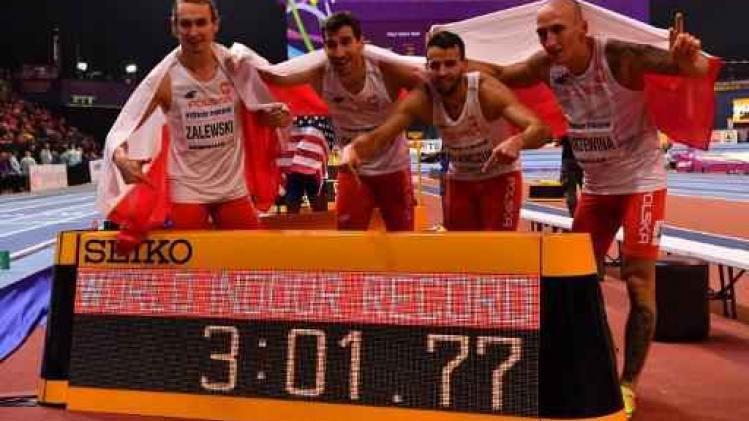 WK indooratletiek - Polen sluit WK af met wereldrecord