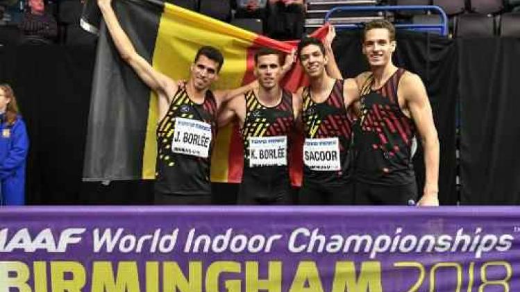 WK indooratletiek - Kevin Borlée bezorgt Tornados in het absolute slot brons