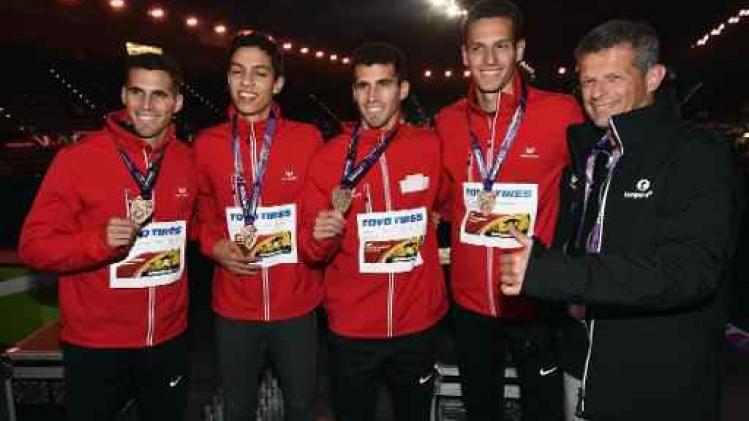 WK indooratletiek - Jacques Borlée: "Eén van de mooiste medailles die we al behaald hebben"