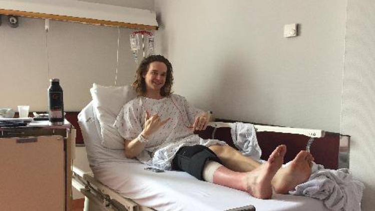 Seppe Smits staat na operatie aan de knie voor revalidatie van zes tot negen maanden