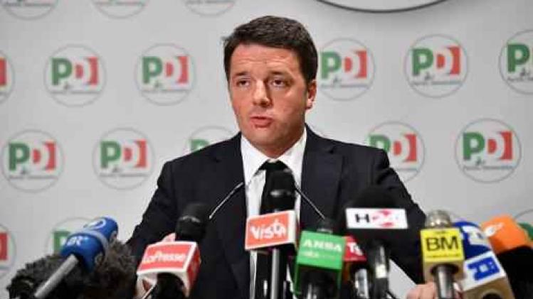 Renzi stapt nu toch op als partijvoozitter van de sociaaldemocraten