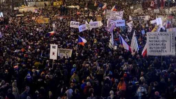 Duizenden Tsjechen protesteren tegen heropleving van de communisten