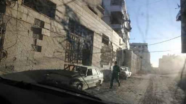 Tientallen gevallen van verstikking na bombardementen op Oost-Ghouta