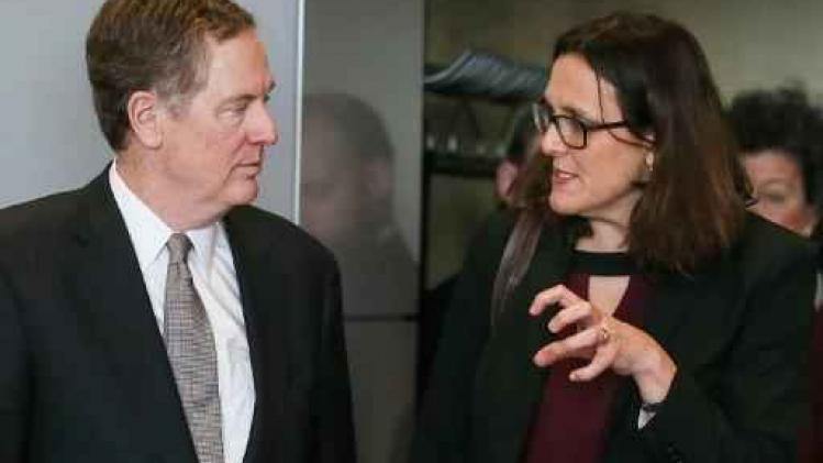 Europees Commissaris Malmström ontmoet Amerikaanse handelsgezant